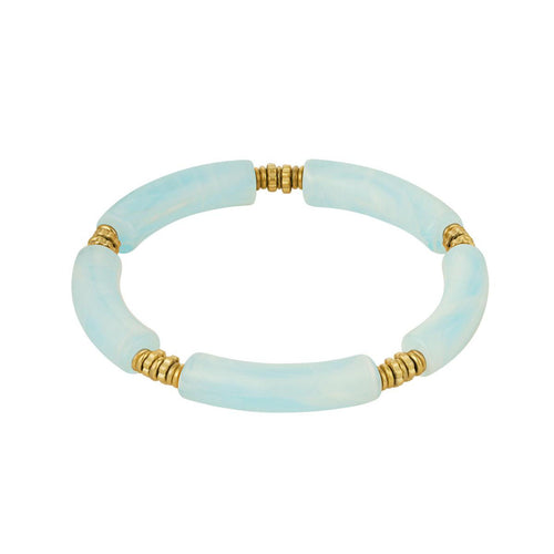 Tube Bracelet Beautiful Blue