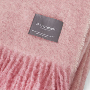 Mohair Blanket - Pelagon & Pink Melange
