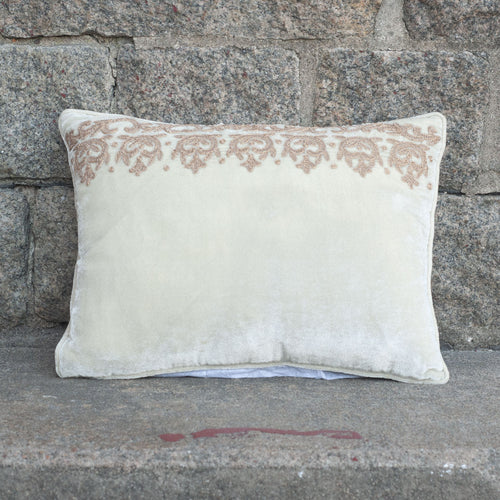 Cushion Deluxe Antiquity Embroidery Mineral 30x40cm
