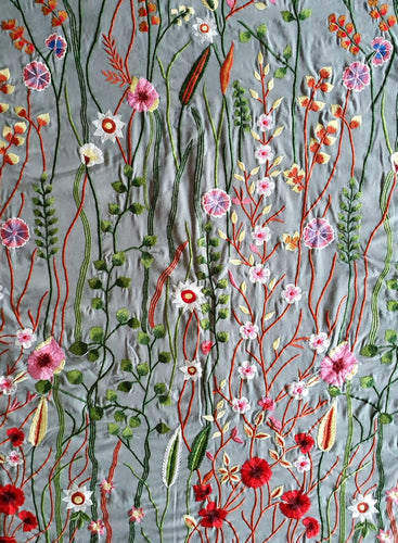 Duk Embroidery Meadow Flowers