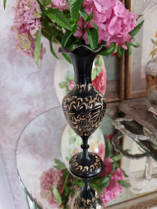 Black Metal Vase