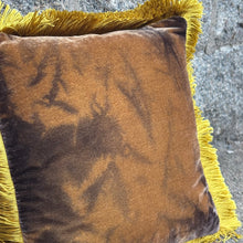 Ladda bild till bildvisaren Cushion Deluxe Shaded Brown/Citron Fr 27x27cm