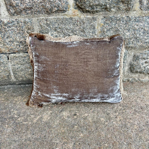 Cushion Deluxe Smoke Nougat Fr 30x40cm