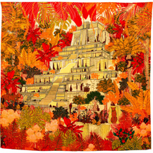 Ladda bild till bildvisaren Ull- och sidensjal Clara