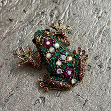 Ladda bild till bildvisaren Brosch Sparkling Frog