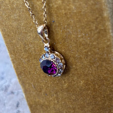 Ladda bild till bildvisaren Vintage Necklace Amethyst (Nr.204)