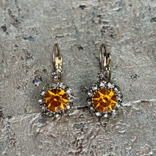 Ladda bild till bildvisaren Vintage Earring Topaz (No.203)