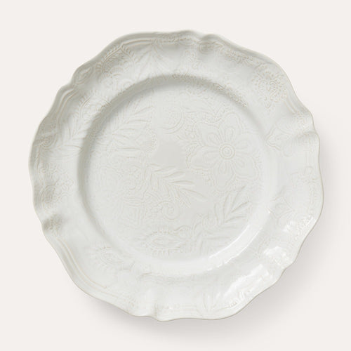 Large Round Dish White