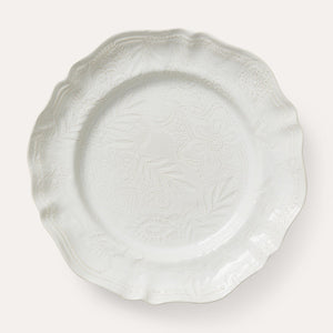 Large Round Dish White