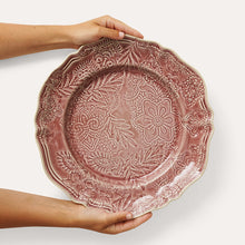 Ladda bild till bildvisaren Large Round Dish Old Rose
