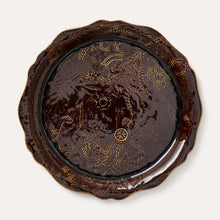 Ladda bild till bildvisaren Round Serving Plate 34cm Coffee