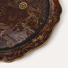 Ladda bild till bildvisaren Round Serving Plate 34cm Coffee