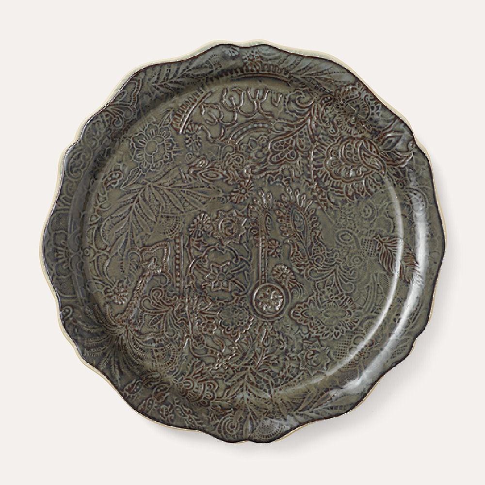 Round Serving Plate 34cm Fig
