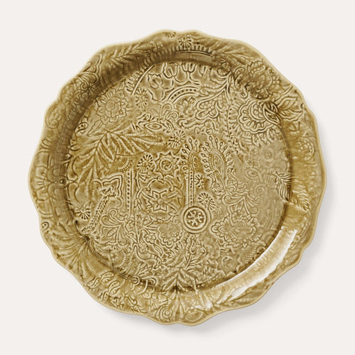 Round Serving Plate 34cm  Sand