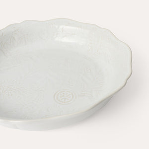 Pie Dish White