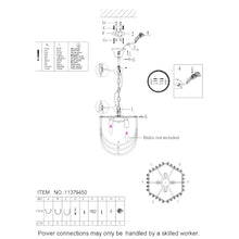 Ladda bild till bildvisaren Chandelier Chelsea 37cm