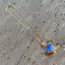 Ladda bild till bildvisaren Vintage Necklace Cobalt (No.369)