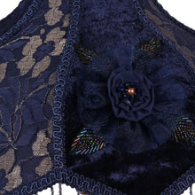 Ladda bild till bildvisaren Lampshade Moulins Midnight  Blue