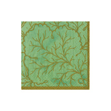 Ladda bild till bildvisaren Paper Napkin Gilded Majolica Celadon Kaffe