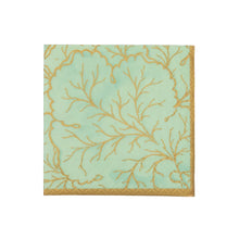 Ladda bild till bildvisaren Paper Napkin Gilded Majolica Celadon Kaffe