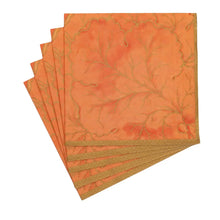 Ladda bild till bildvisaren Paper Napkin Gilded Majolica Coral Lunch
