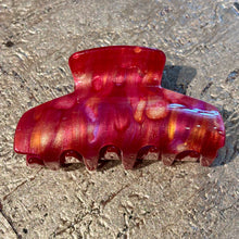 Ladda bild till bildvisaren Hårklämma Colour Shiny Red