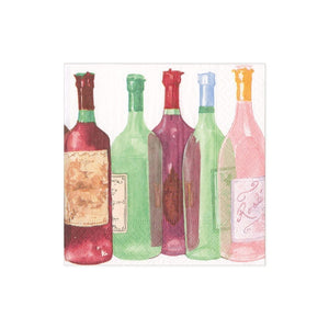 Paper Napkin Wine Bottles Cocktail