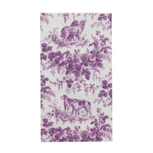 Ladda bild till bildvisaren Paper Napkin Hunting Toile Aubergine Buffé