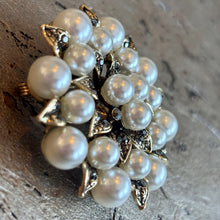Ladda bild till bildvisaren Brosch White Pearls