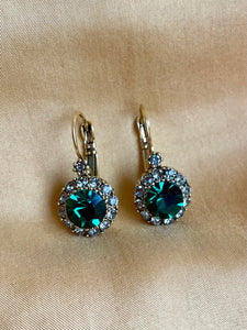 Vintage Earring Royal Green