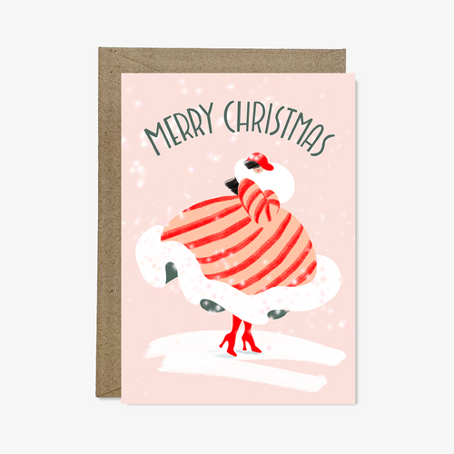 Deco Christmas Card