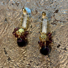 Ladda bild till bildvisaren Earrings Lyon Violet