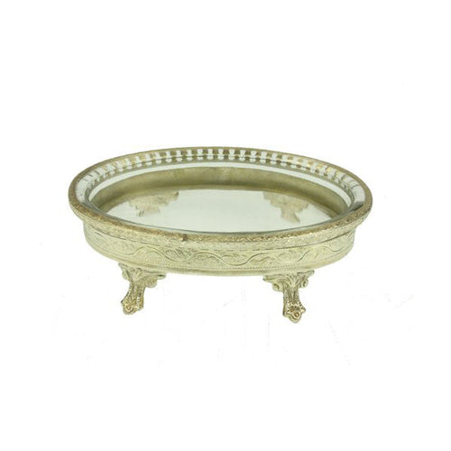 Oval soap dish