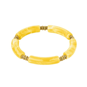 Tube Bracelet Yellow Sun