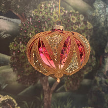 Ladda bild till bildvisaren Onion Glass Ball Art Deco 10cm