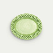 Ladda bild till bildvisaren Bubbles Oval Plate 20x16cm - Grön