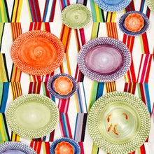 Ladda bild till bildvisaren Bubbles Oval Plate 20x16cm - Grön