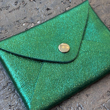 Ladda bild till bildvisaren Origami Card Holder - Green