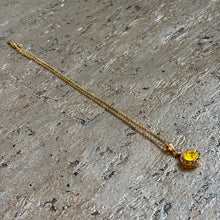 Ladda bild till bildvisaren Vintage Necklace Light Topaz (No.226)