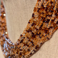 Ladda bild till bildvisaren Necklace Natural Stones Multi Brown
