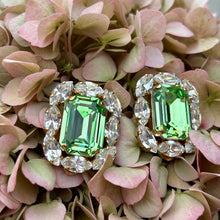 Ladda bild till bildvisaren Caprice Earring Emerald Clips