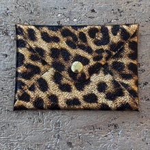 Ladda bild till bildvisaren Origami Card Holder - Leopard Light