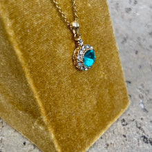 Ladda bild till bildvisaren Vintage Necklace Indicolite (Nr.379)