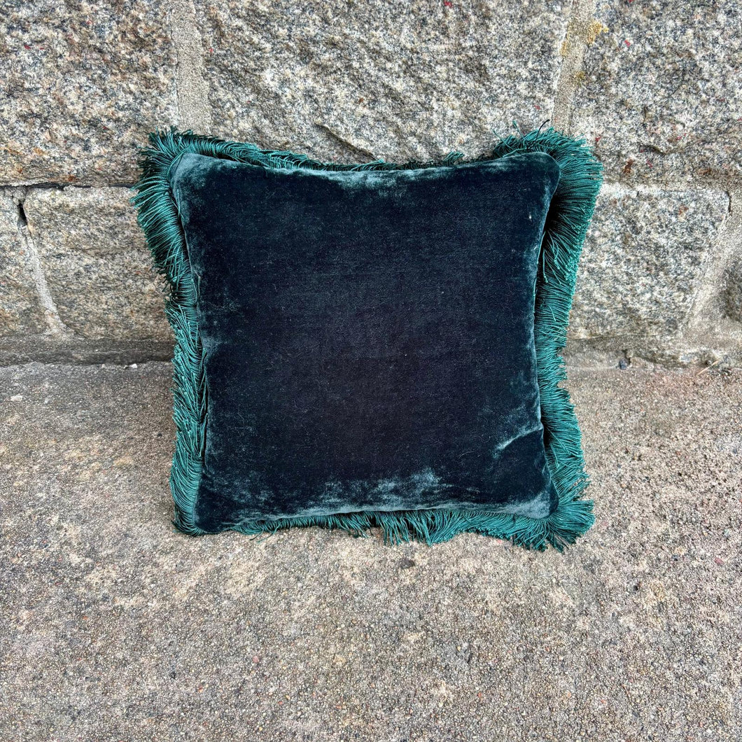 Cushion Deluxe Teal/Maker GreenFr 27x27cm