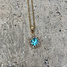 Ladda bild till bildvisaren Vintage Necklace Light Sapphire (Nr.211)