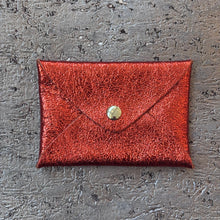 Ladda bild till bildvisaren Origami Card Holder - Red Orange