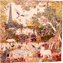 Ladda bild till bildvisaren Ull- och sidensjal Emilia