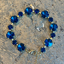 Ladda bild till bildvisaren Bracelet Flowers Blue / Multi