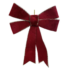 Velvet Bow Burgundy