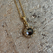 Ladda bild till bildvisaren Vintage Necklace Jet (No.280)